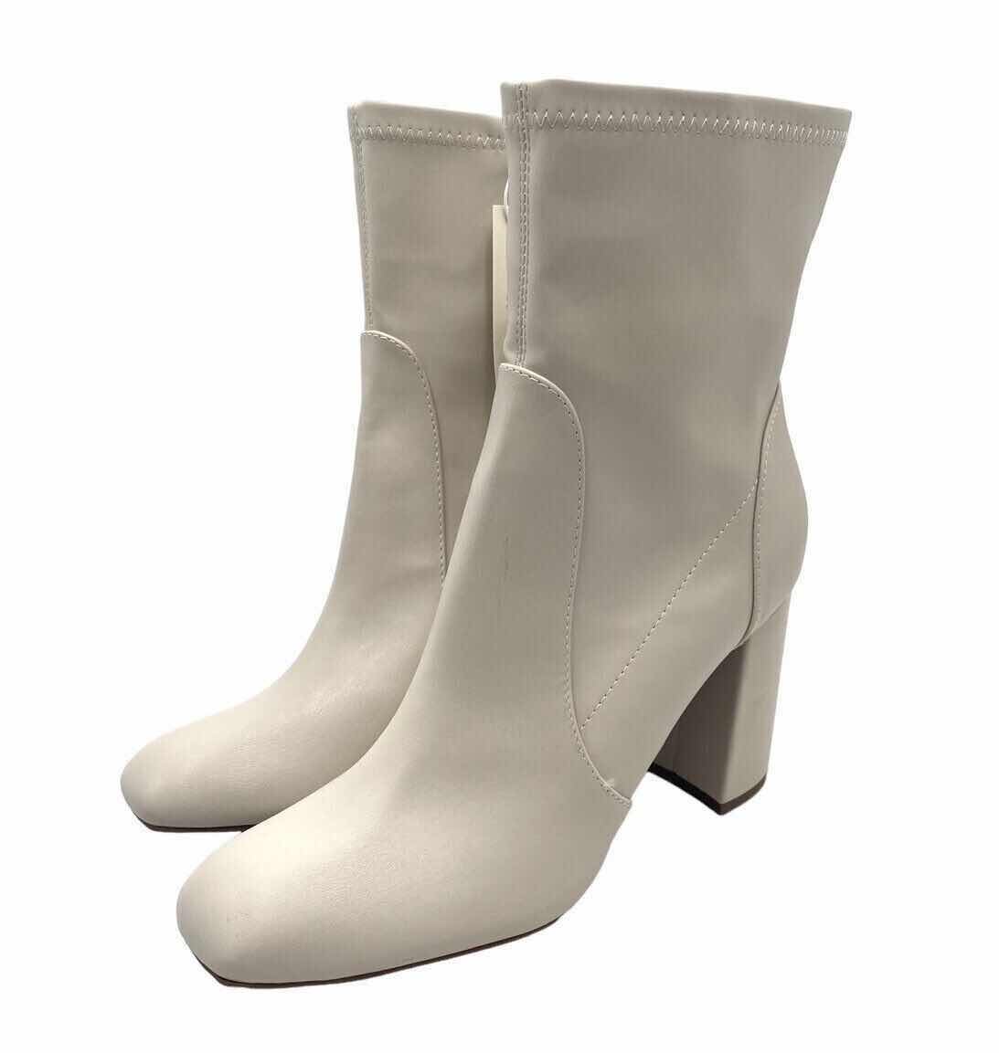 Photo 1 of NEW A NEW DAY PENELOPE MEMORY FOAM OFF-WHITE ZIP UP BOOTS WOMENS SIZE 5