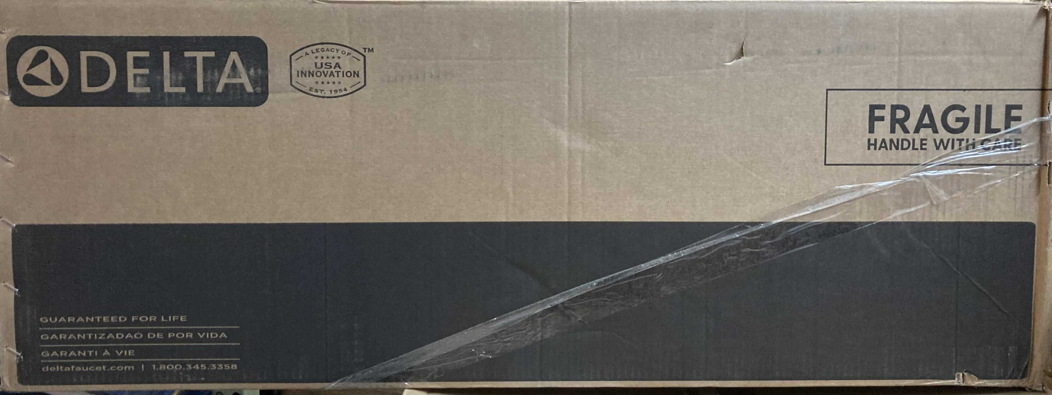 Photo 1 of DELTA 33” WHITE FINISH GRANITE UNDER-MOUNT SINGLE BOWL KITCHEN SINK W ACCESSORIES MODEL 75B933-33S-WH