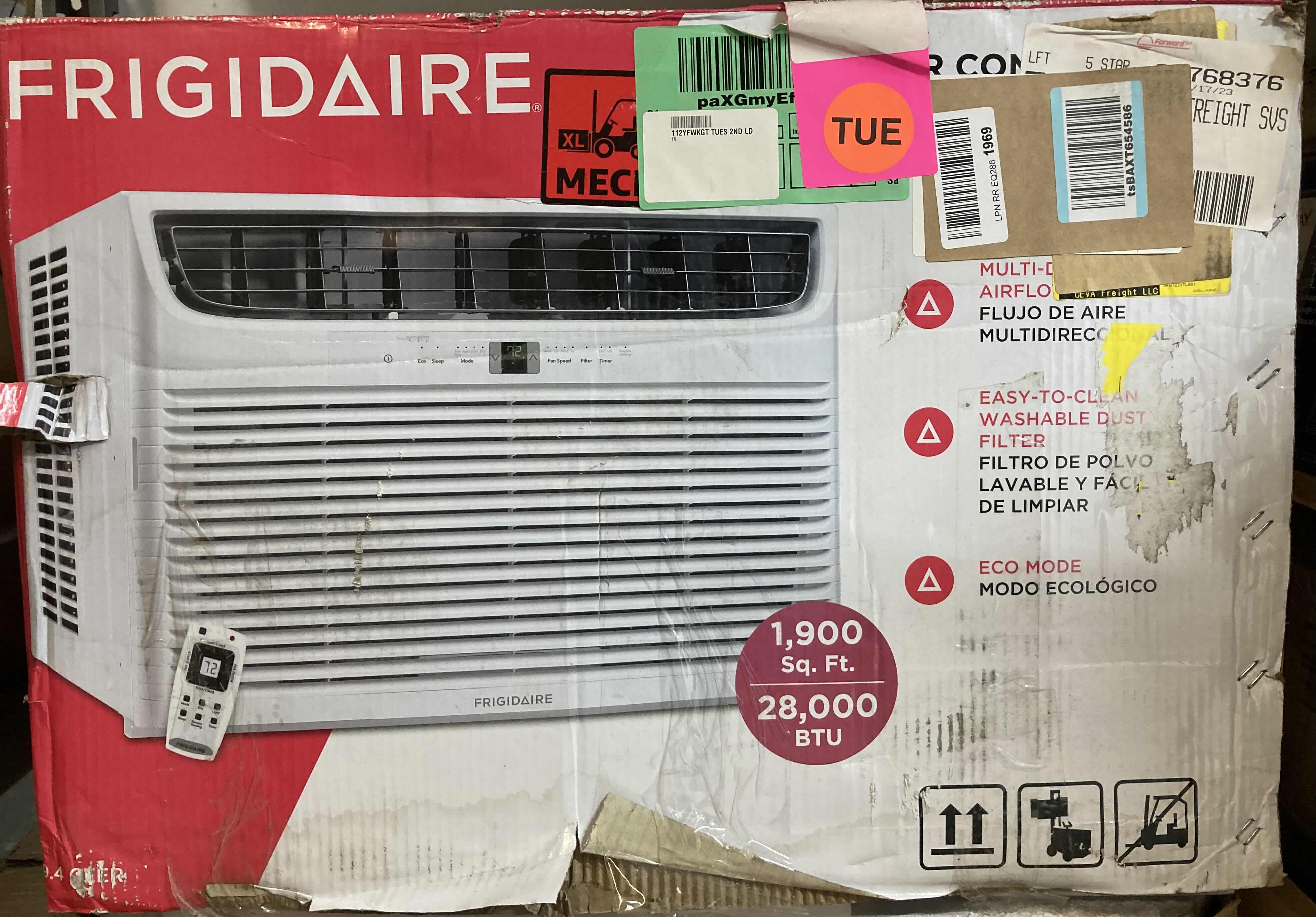 Photo 1 of $900.   NEW FRIGIDAIRE 28000BTU WINDOW UNIT AIR CONDITIONER MODEL FHWC282WB2