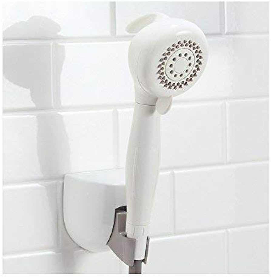 Photo 1 of NEW MOEN WHITE PLASTIC SUCTION SHOWER HEAD HOLDER 3PACK MODEL LR2310W