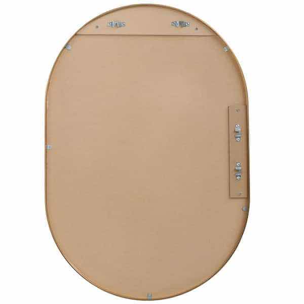 Photo 1 of STYLEWELL MEDIUM MODERN OVAL BLACK FRAMED MIRROR 22” X 32”