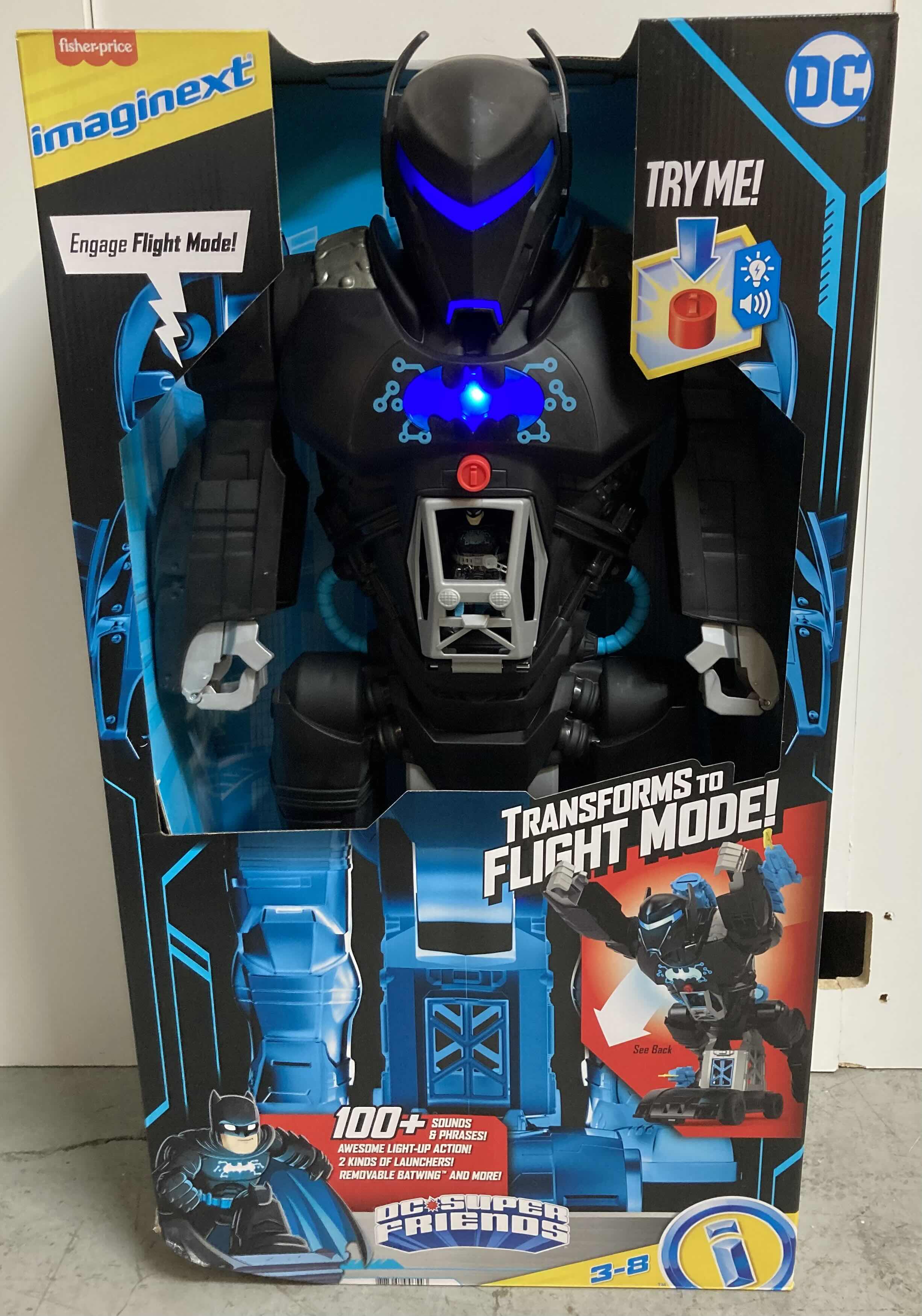 Photo 1 of FISHERPRICE DC SUPER FRIENDS BATBOT PLAY SET LIGHTS & SOUND 