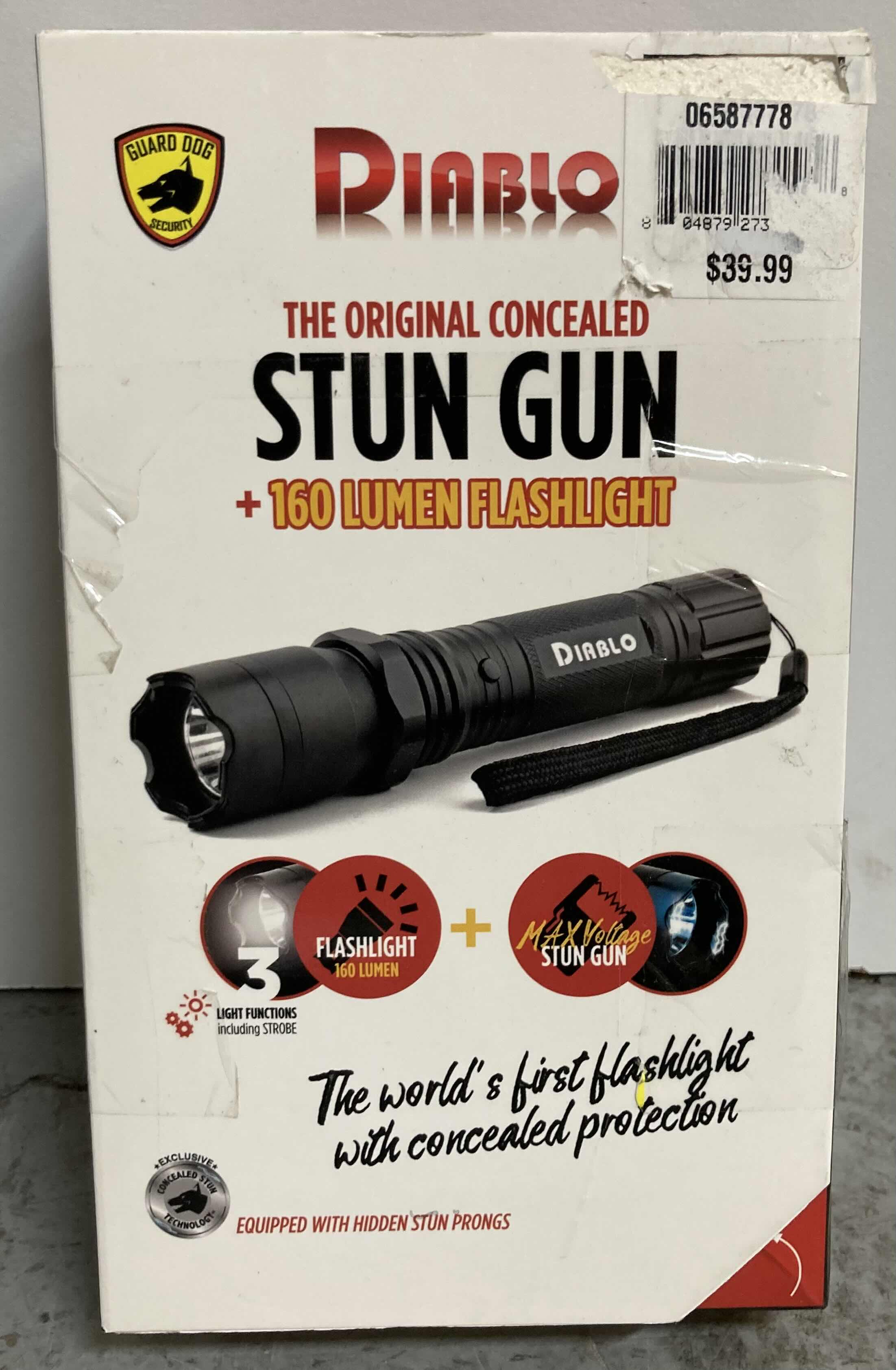 Photo 1 of GUARD DOG SECURITY DIANLO CONCEALED STUN GUN FLASHLIGHT