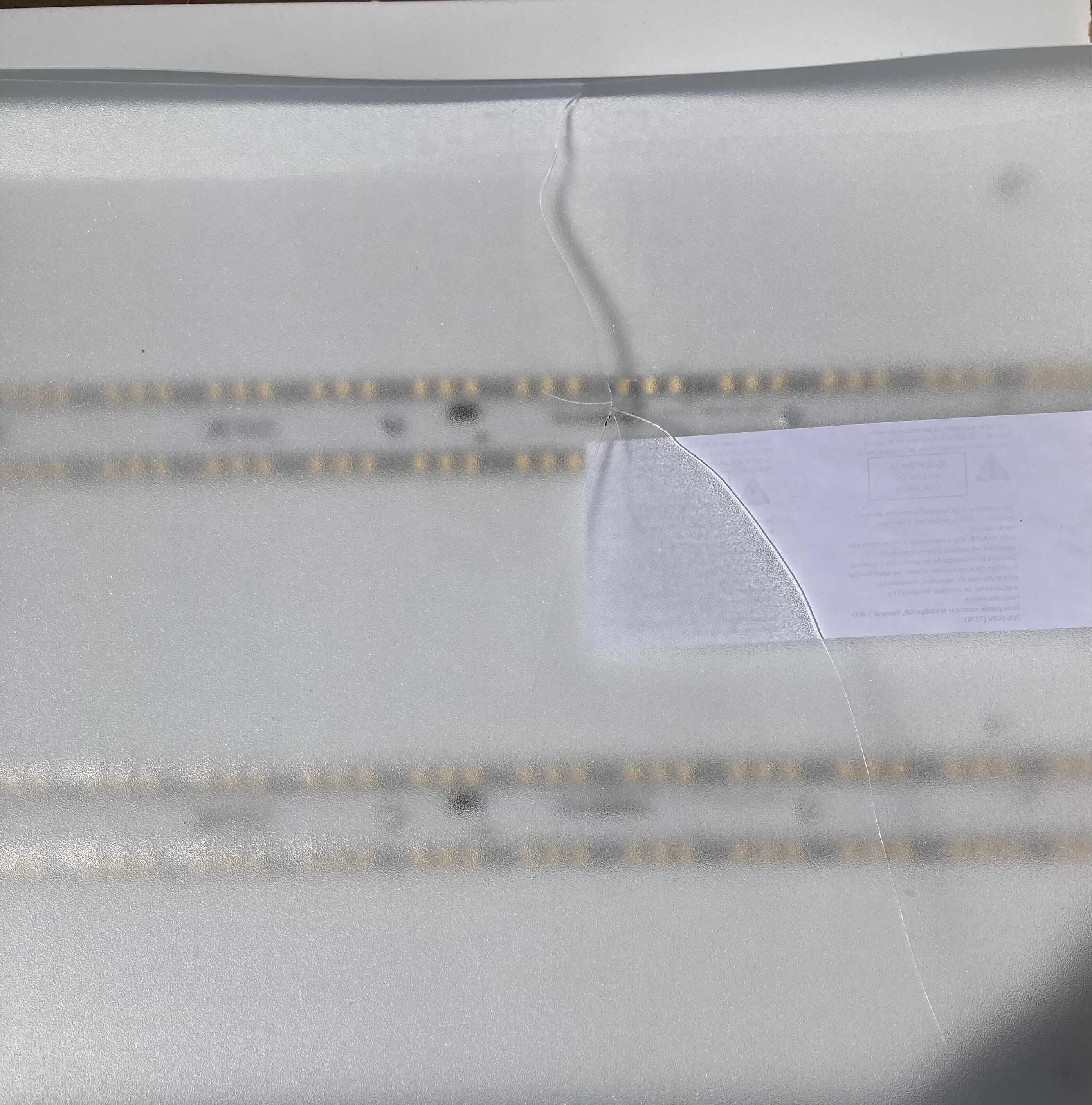 Photo 7 of LITHONIA LIGHTING IBE I-BEAM SERIES HIGH BAY SUSPENDED MOUNT WHITE FINISH LED LIGHT FIXTURE 40K MODEL NUMBER IBE12LMMVOLT