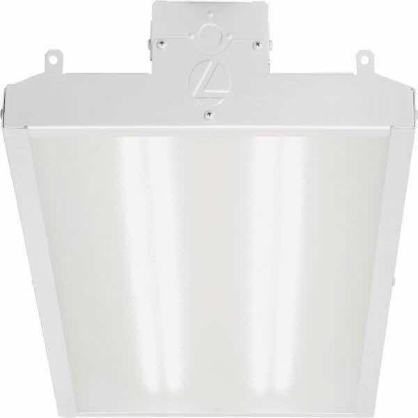 Photo 1 of LITHONIA LIGHTING IBE I-BEAM SERIES HIGH BAY SUSPENDED MOUNT WHITE FINISH LED LIGHT FIXTURE 40K MODEL IBE12LMMVOLT