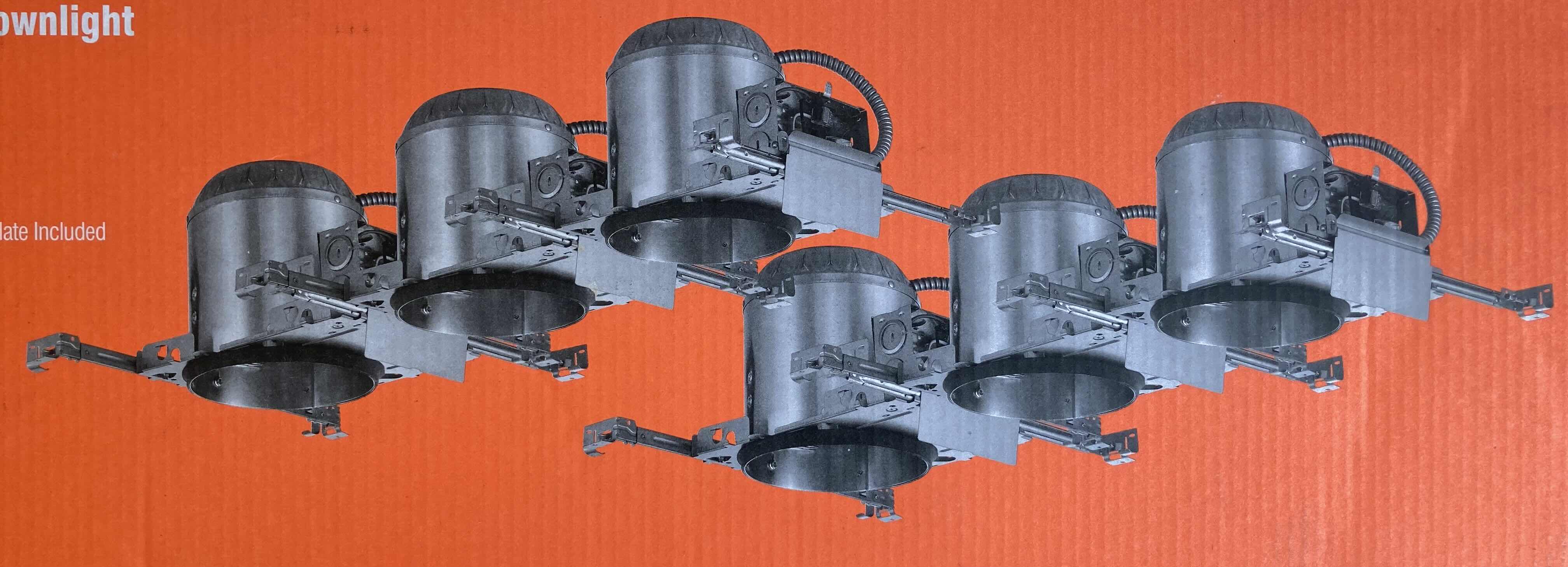 Photo 1 of AIRTIGHT 6" RECESSED DOWNLIGHT 6PACK MODEL 611290