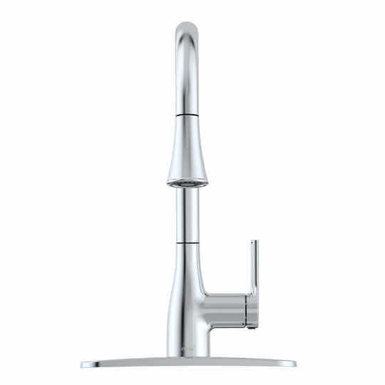 Photo 1 of BIOBIDET FLOW CLASSIC CROME KITCHEN FAUCET W PULL DOWN SPRAYER 10.25” X 16.3”