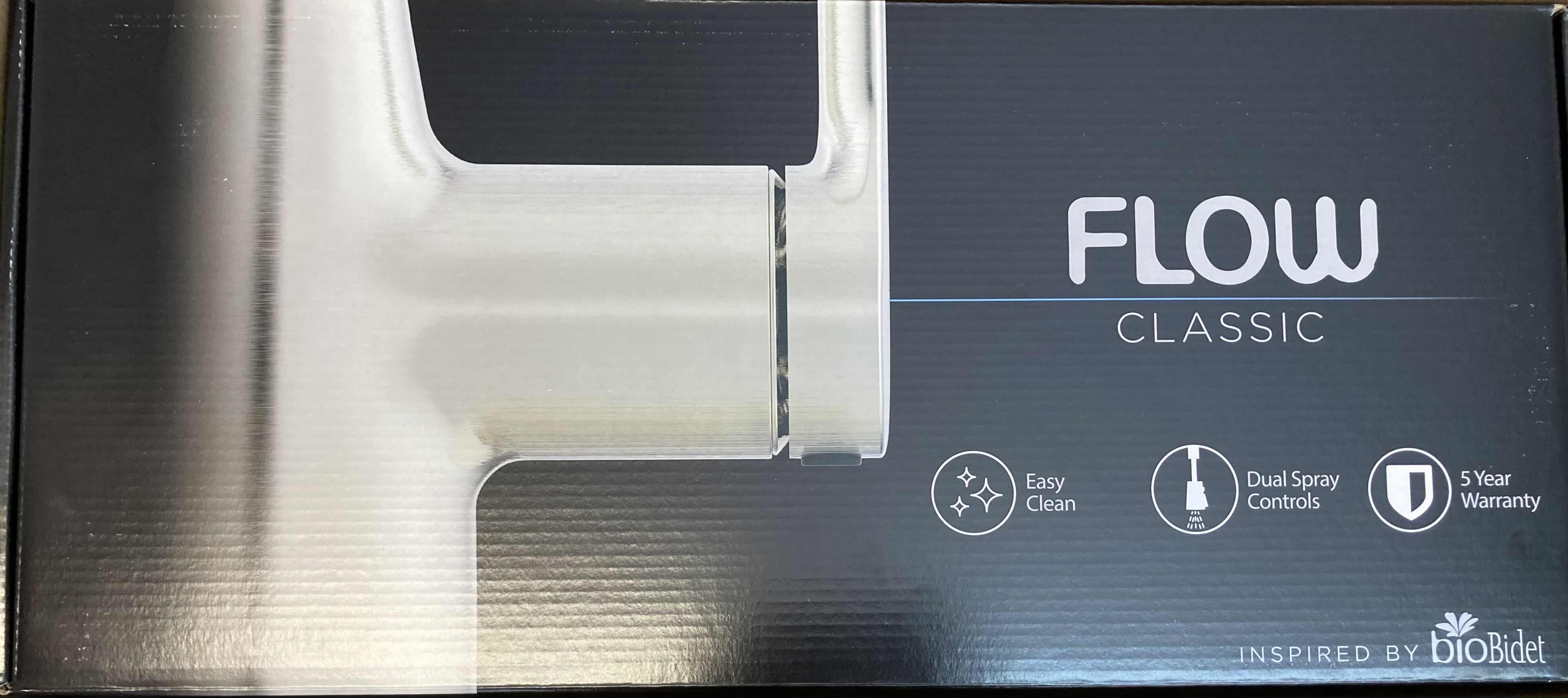 Photo 1 of BIOBIDET FLOW CLASSIC CROME KITCHEN FAUCET W PULL DOWN SPRAYER 10.25” X 16.3”