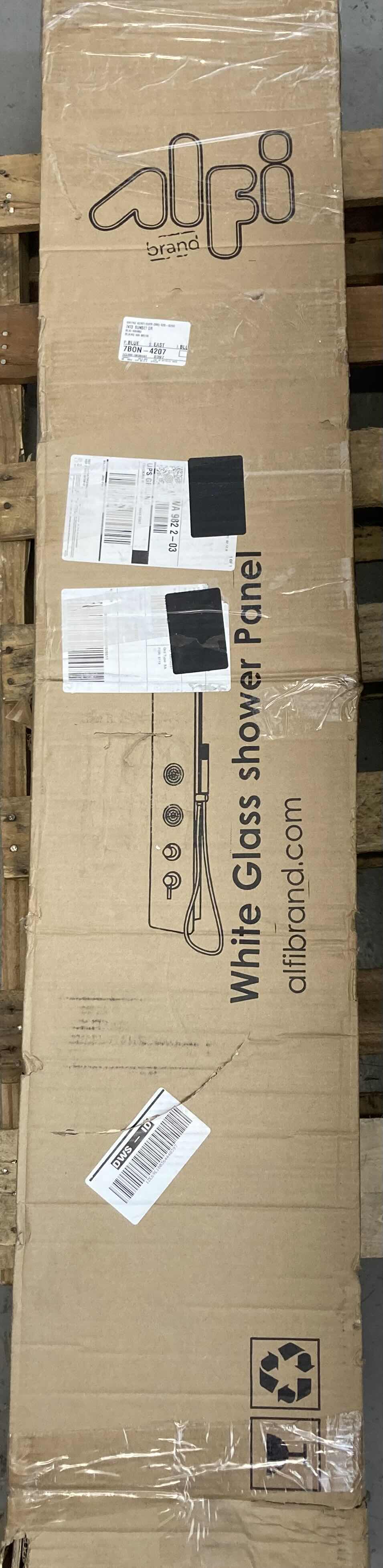 Photo 1 of ALFI BRAND 20.13” WHITE GLASS 2 JET SHOWER TOWER MODEL ABSP50W