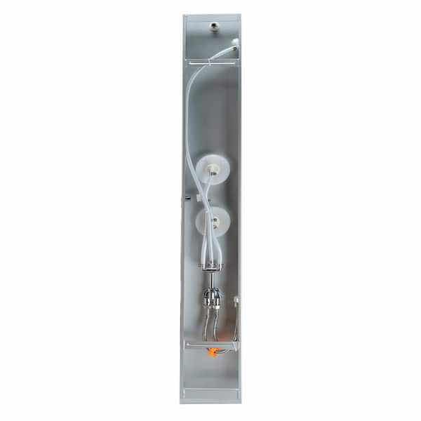 Photo 1 of ALFI BRAND 20.13” WHITE GLASS 2 JET SHOWER TOWER MODEL ABSP50W