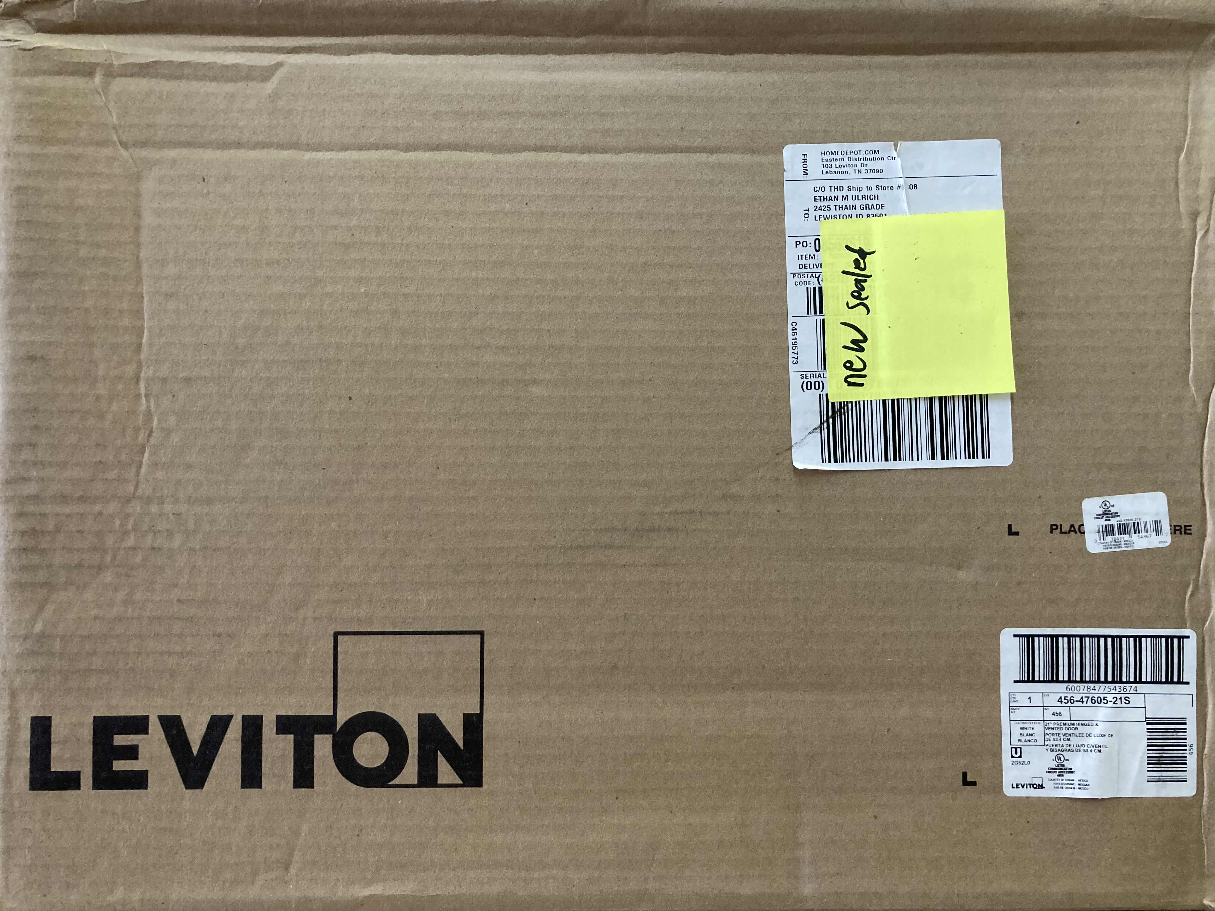 Photo 1 of LEVITON 22” PREMIUM HINGE VENTED DOOR MODEL 47607-21S  15.62” X 22.35” 