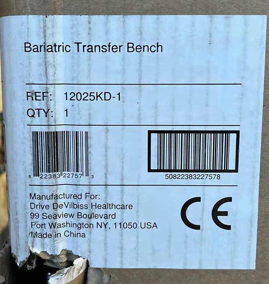 Photo 1 of DRIVE BARIATRIC TRANSFER BENCH REF 12025KD-1
