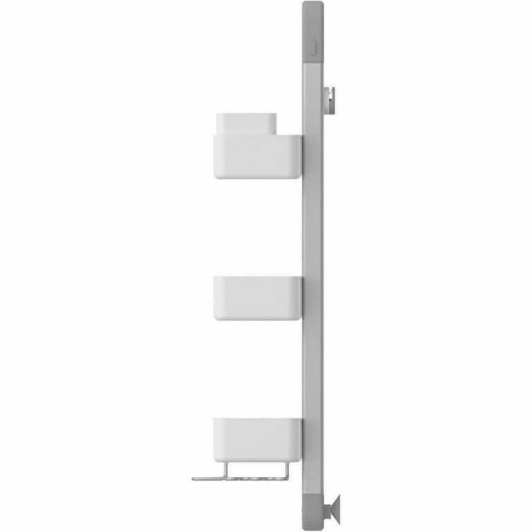 Photo 1 of SHARPER IMAGE SPA STUDIO HOOK MODULAR HANGING 3 TIER WHITE SHOWER CADDY