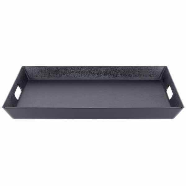 Photo 3 of GET BLACK PLASTIC NON SKID ROOM SERVICE TRAY MODEL RST-1522-BK 20" X 15"