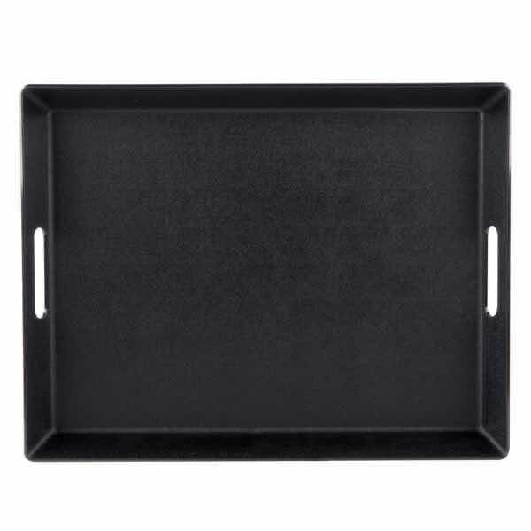 Photo 5 of GET BLACK PLASTIC NON SKID ROOM SERVICE TRAY MODEL RST-1522-BK 20" X 15"