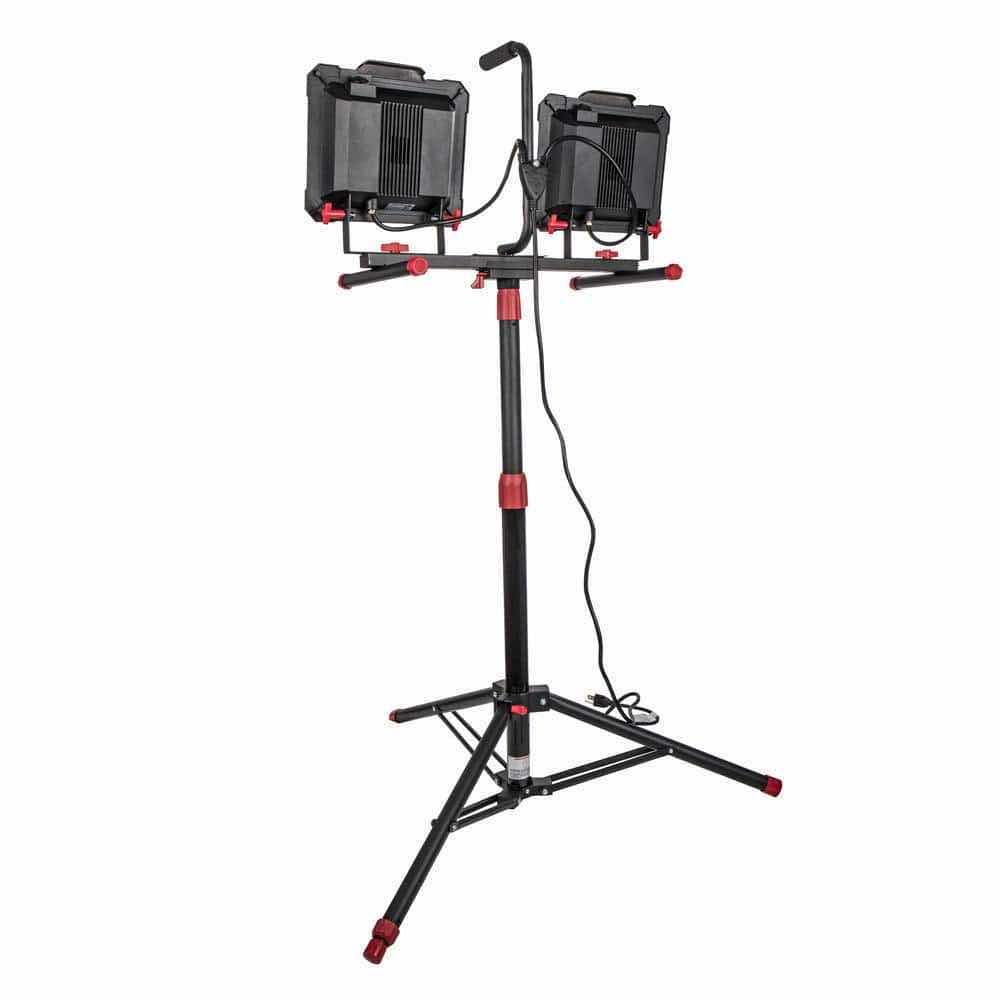 Photo 1 of HUSKY LED TWIN HEAD FREE STANDING WORK LIGHT 10,000 LUMENS 1003 989 701