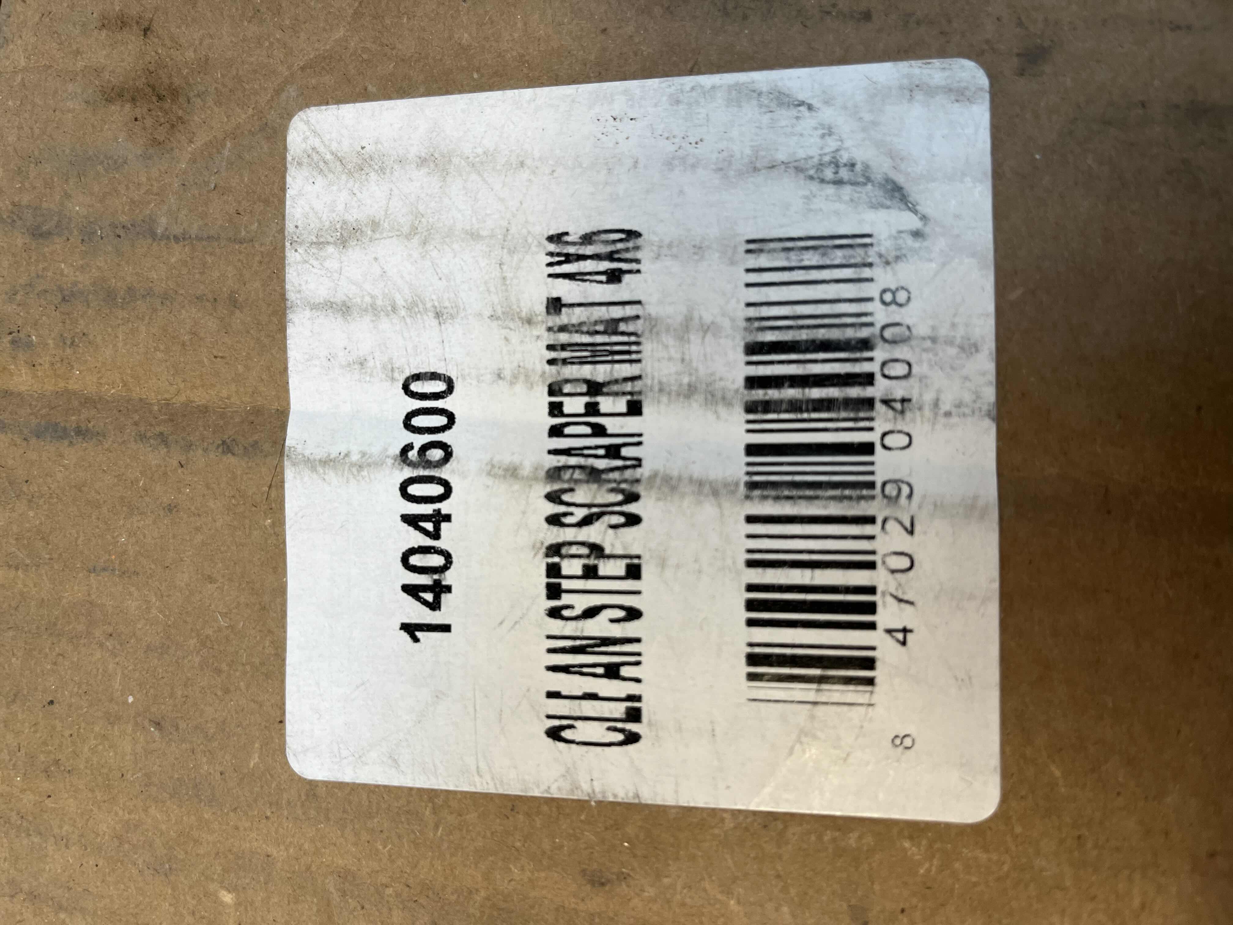 Photo 1 of GUARDIAN CLEAN STEP NATURAL RUBBER SCRAPER MAT 4’ X 6’