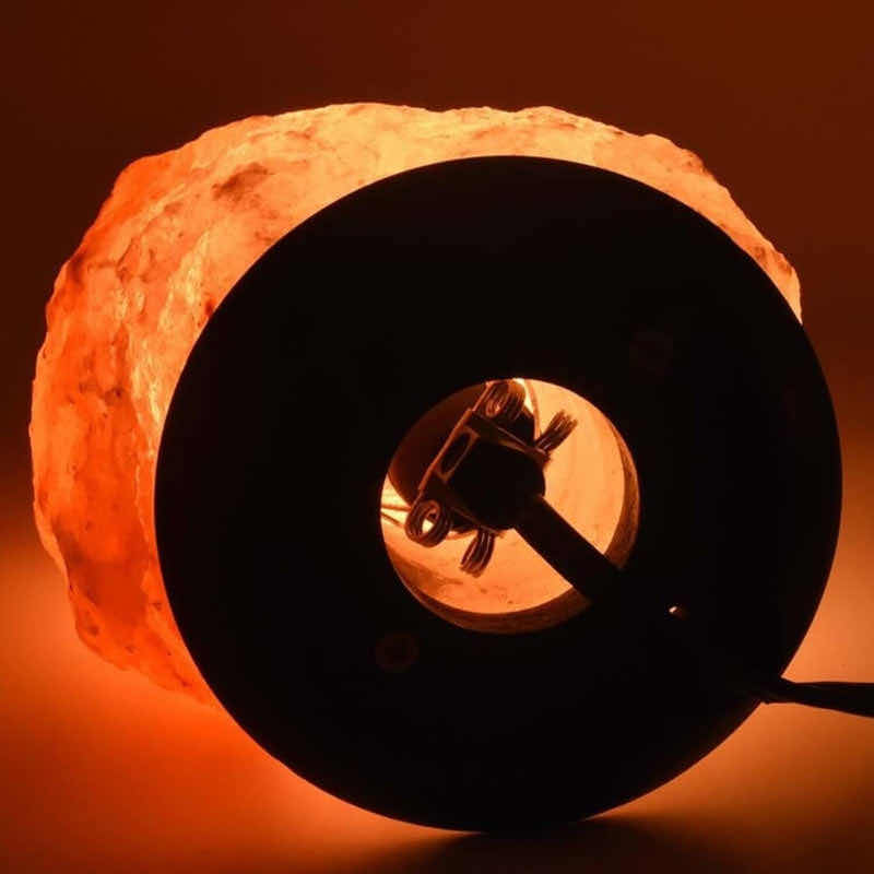 View 3 of HIMALAYAN GLOW WBM HIMALAYAN SALT LAMP W DIMMER SWITCH 5” X 5” H9”