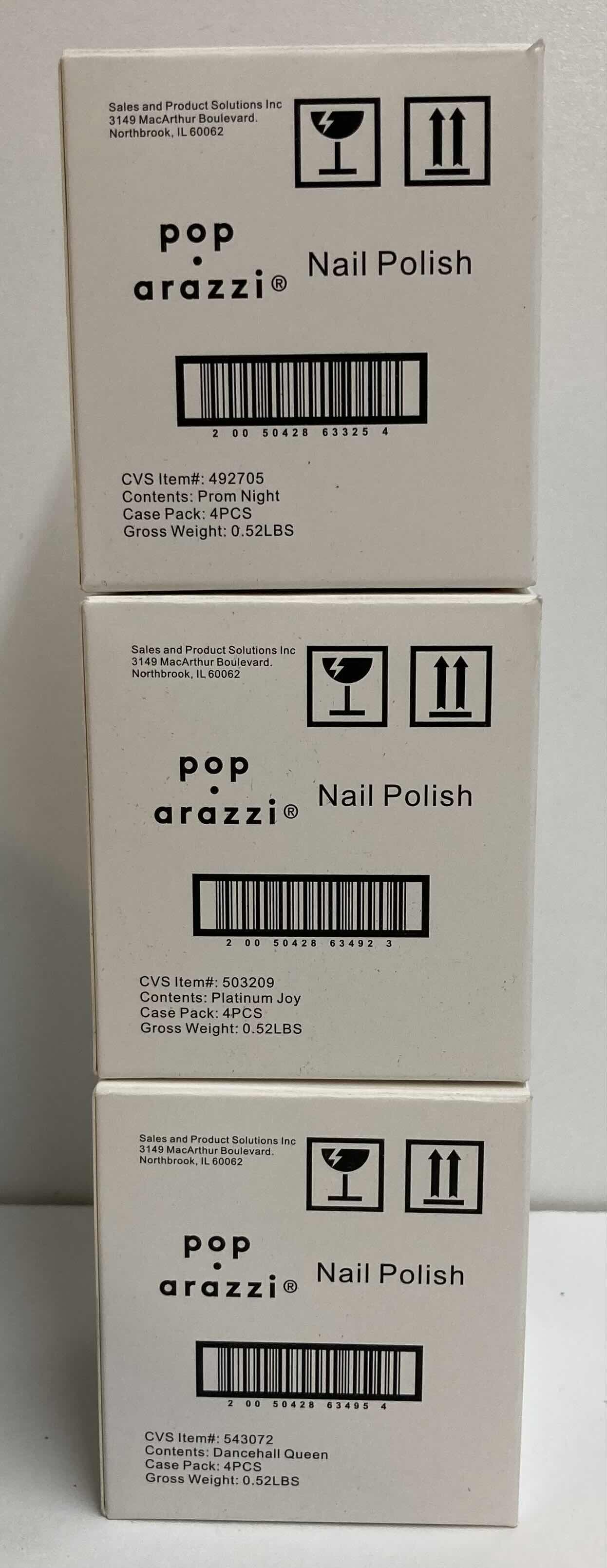 View 4 of POP ARAZZI DANCEHALL QUEEN, PLATINUM JOY, & PROM NIGHT NAIL POLISH (3 SETS OF 4)