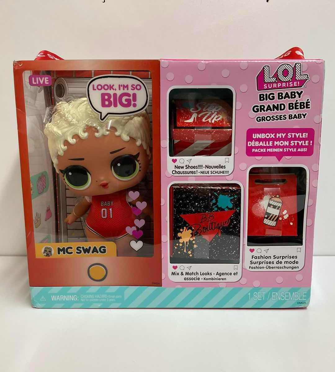 Photo 1 of L.O.L. SURPRISE BIG BABY MC SWAG W ACCESSORIES