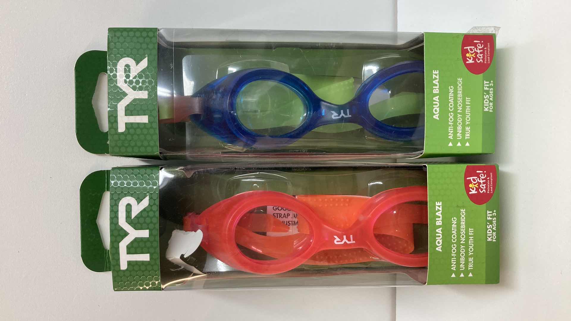 Photo 1 of Tyr Aqua  GOGGLES KIDS’ FIT (2)