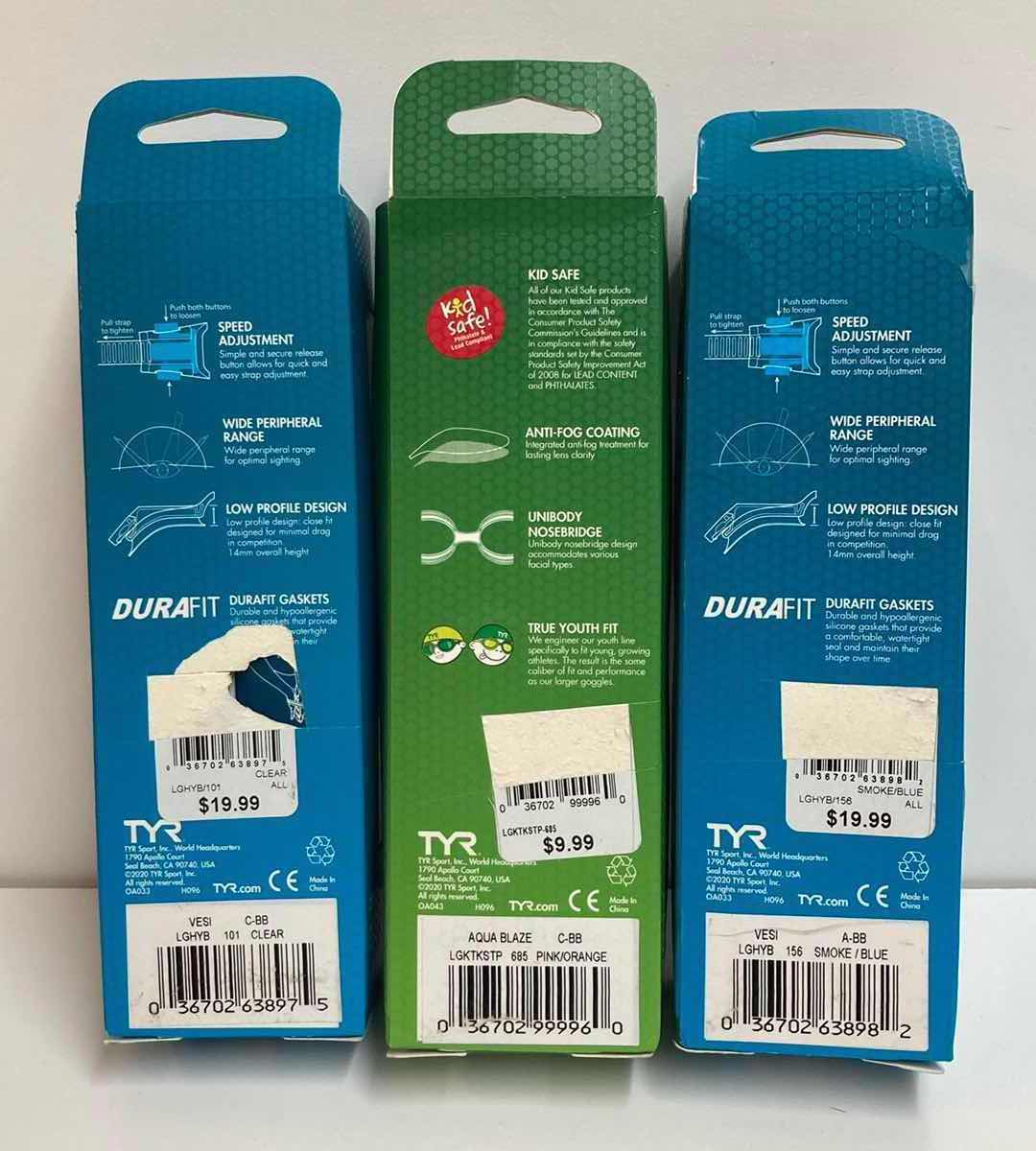 Photo 1 of TYR GOGGLES ADULT FIT (3)