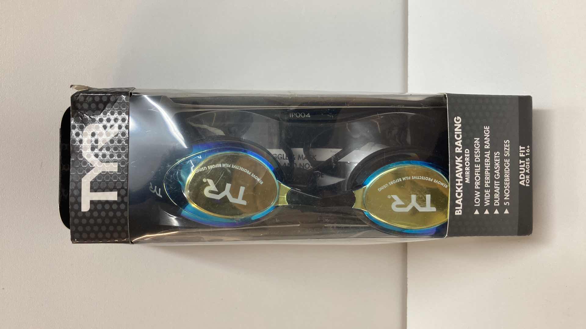Photo 1 of TYR BLACKHAWK RACING MIRRORED GOGGLES ADULT FIT