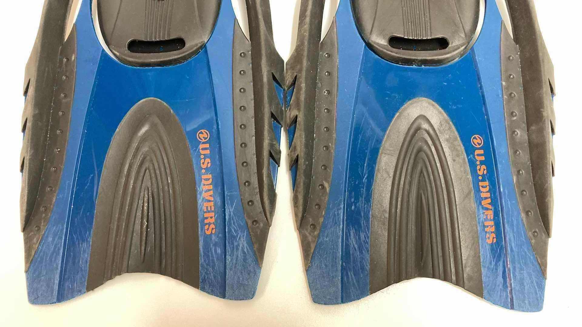 Photo 1 of U.S. DIVERS FINS ADULT SIZE S/M 4.5-5