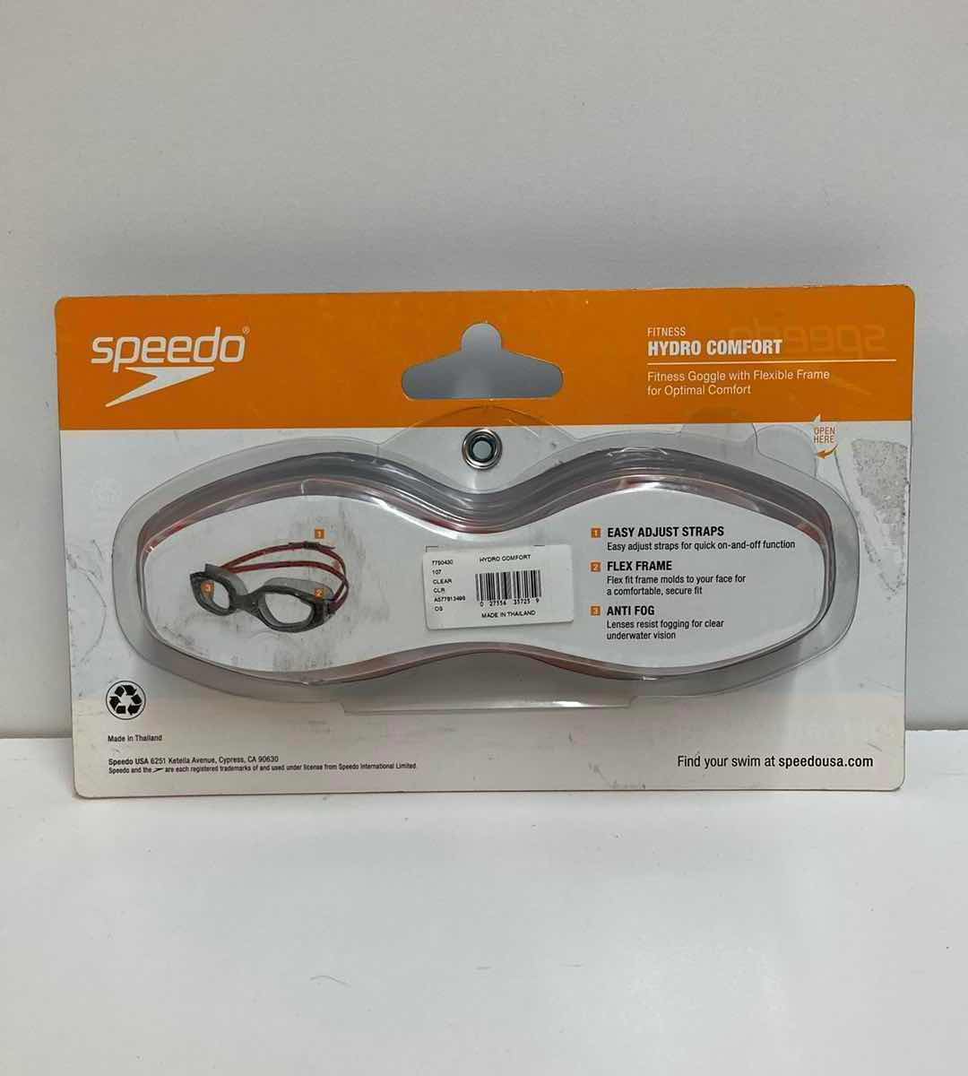 Photo 1 of SPEEDO HYDRO COMFORT FITNESS GOGGLES ADULT FIT