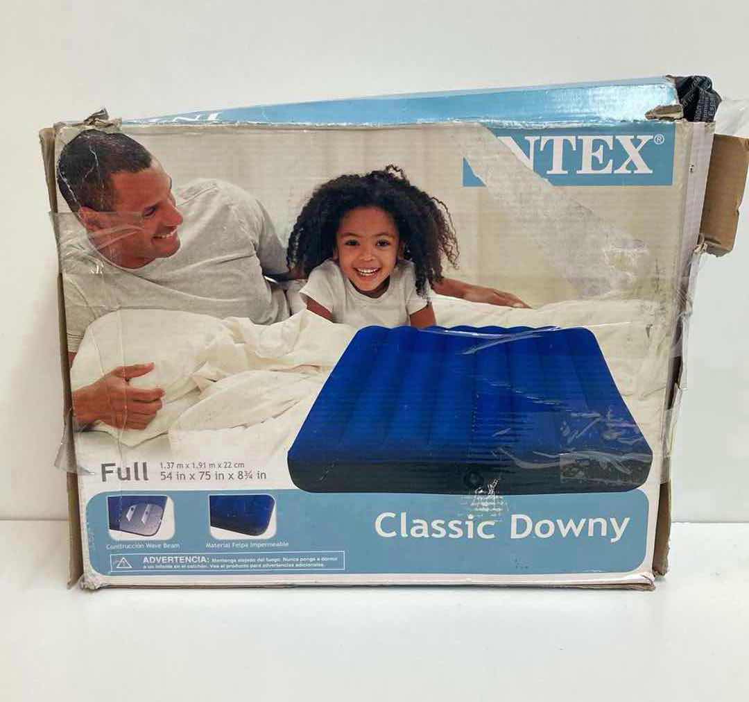 Photo 2 of INTEX CLASSIC DOWNY AIR MATTRESS FULL SIZE