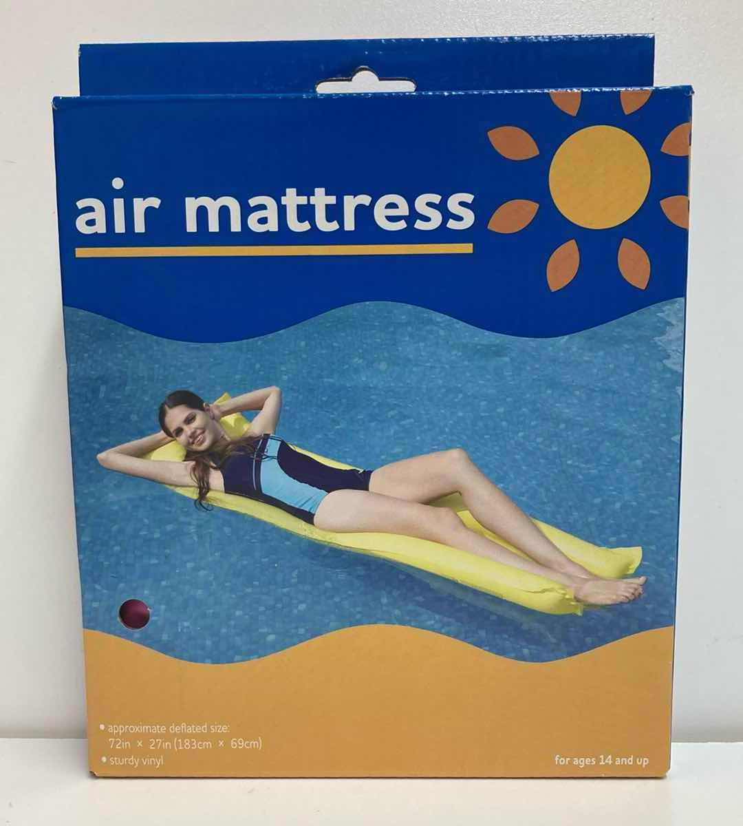 Photo 1 of RITE AID AIR MATTRESS, MESH LOUNGER & UNICORN DRINK FLOAT