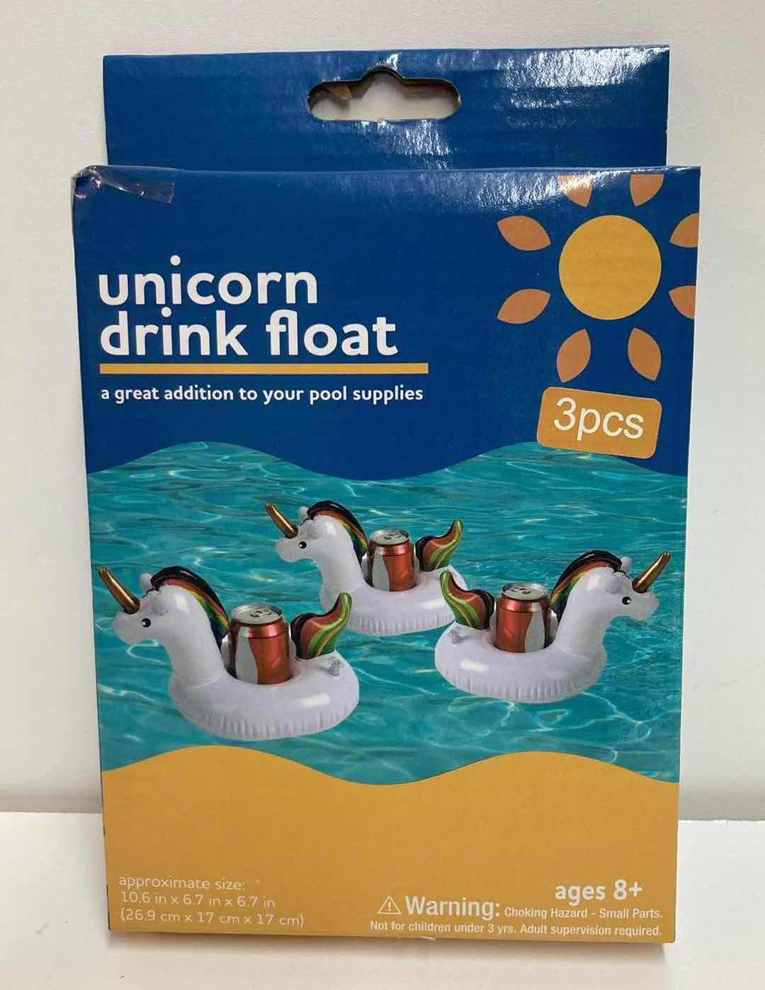 Photo 1 of RITE AID AIR MATTRESS, MESH LOUNGER & UNICORN DRINK FLOAT