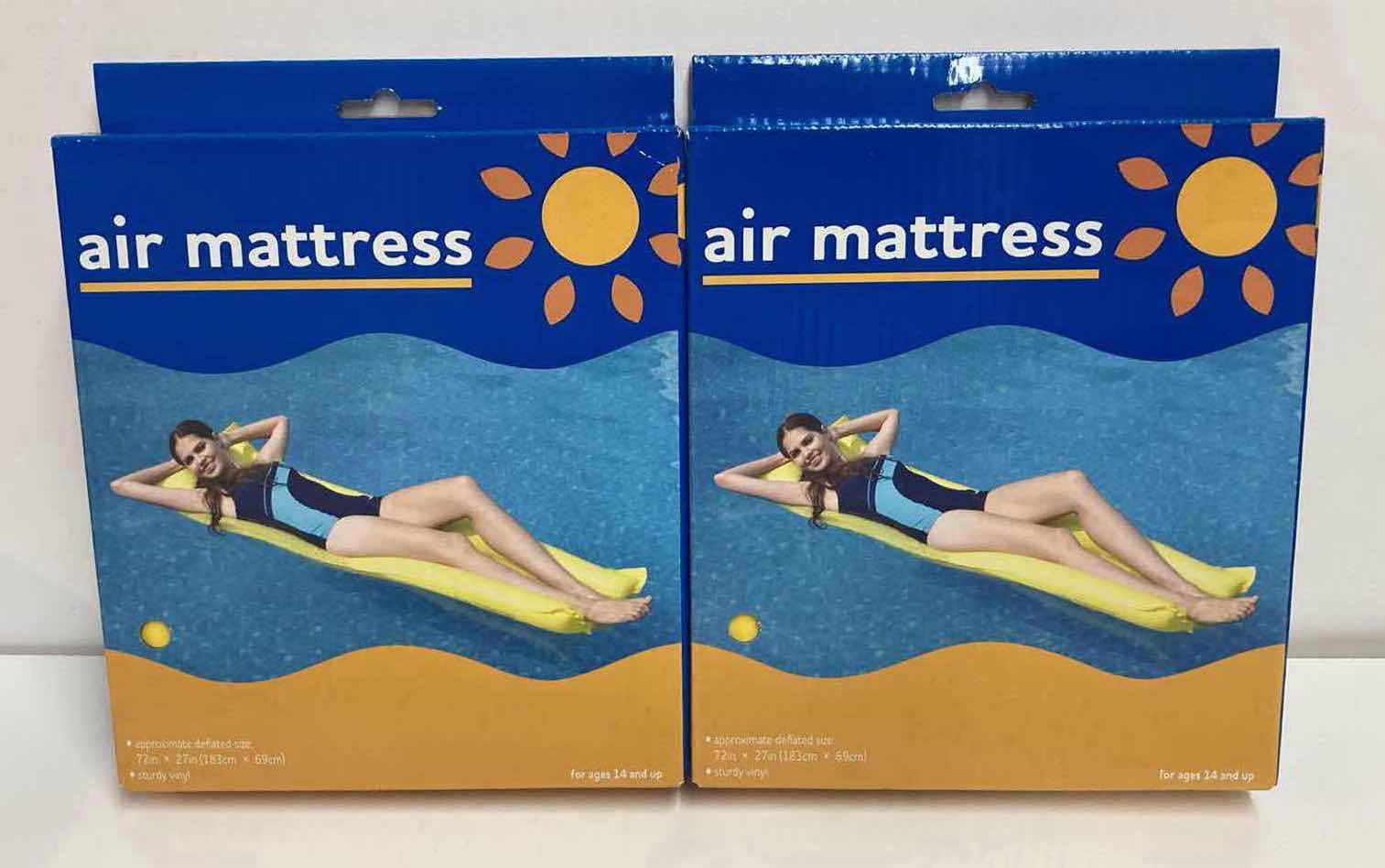 Photo 1 of RITE AID 2 AIR MATTRESS & PINEAPPLE DRINK FLOAT