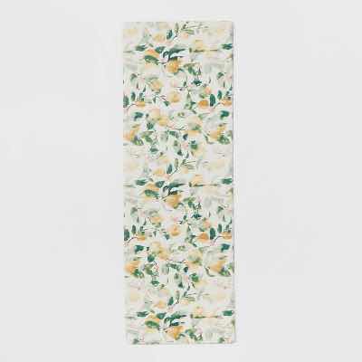 Photo 1 of THRESHOLD LEMON TREE NON SLIP COMFORT KITCHEN RUNNER RUG 20” X 60”