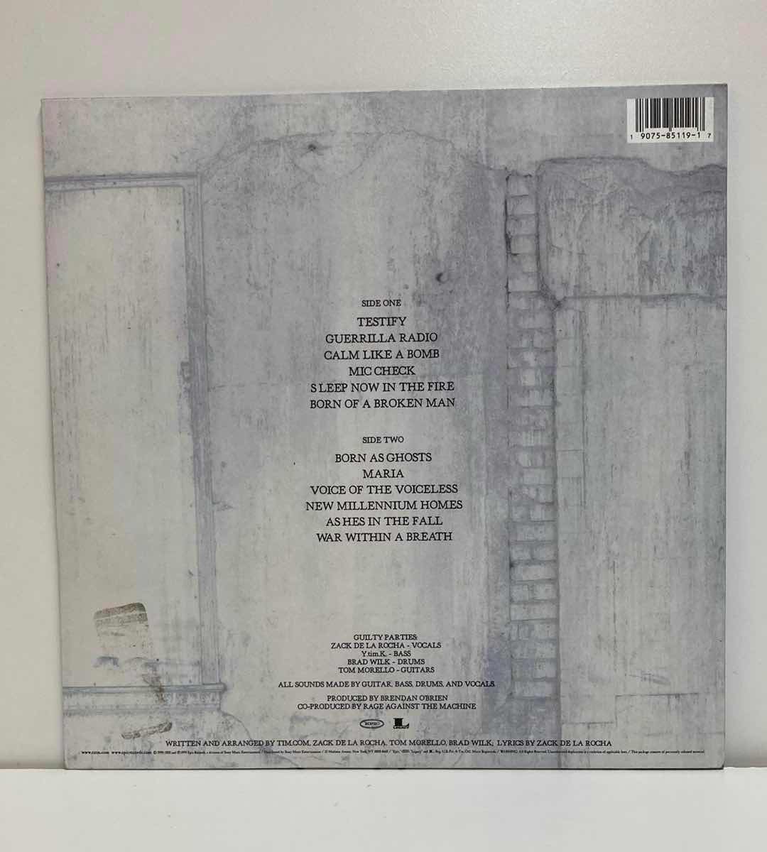 Photo 1 of RAGE AGAINST THE MACHINE VINYL RECORD “THE BATTLE OF LOS ANGELES”