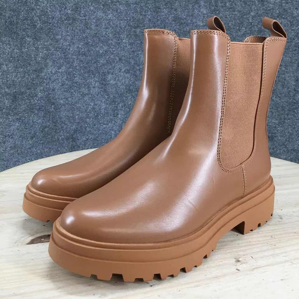 Photo 1 of A NEW DAY BELLE LIGHT BROWN MEMORY FOAM BOOTS WOMEN’S SIZE 9