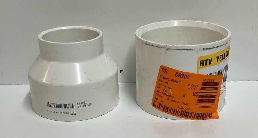 Photo 1 of CHARLOTTE PARTS- CLEANOUTS, ELBOWS, COUPLING, & CONNECTOR SIZES 3”-4” (SET OF 9)