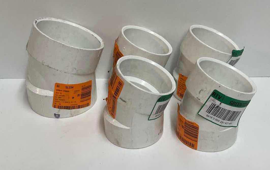 Photo 1 of CHARLOTTE PARTS- CLEANOUTS, ELBOWS, COUPLING, & CONNECTOR SIZES 3”-4” (SET OF 9)