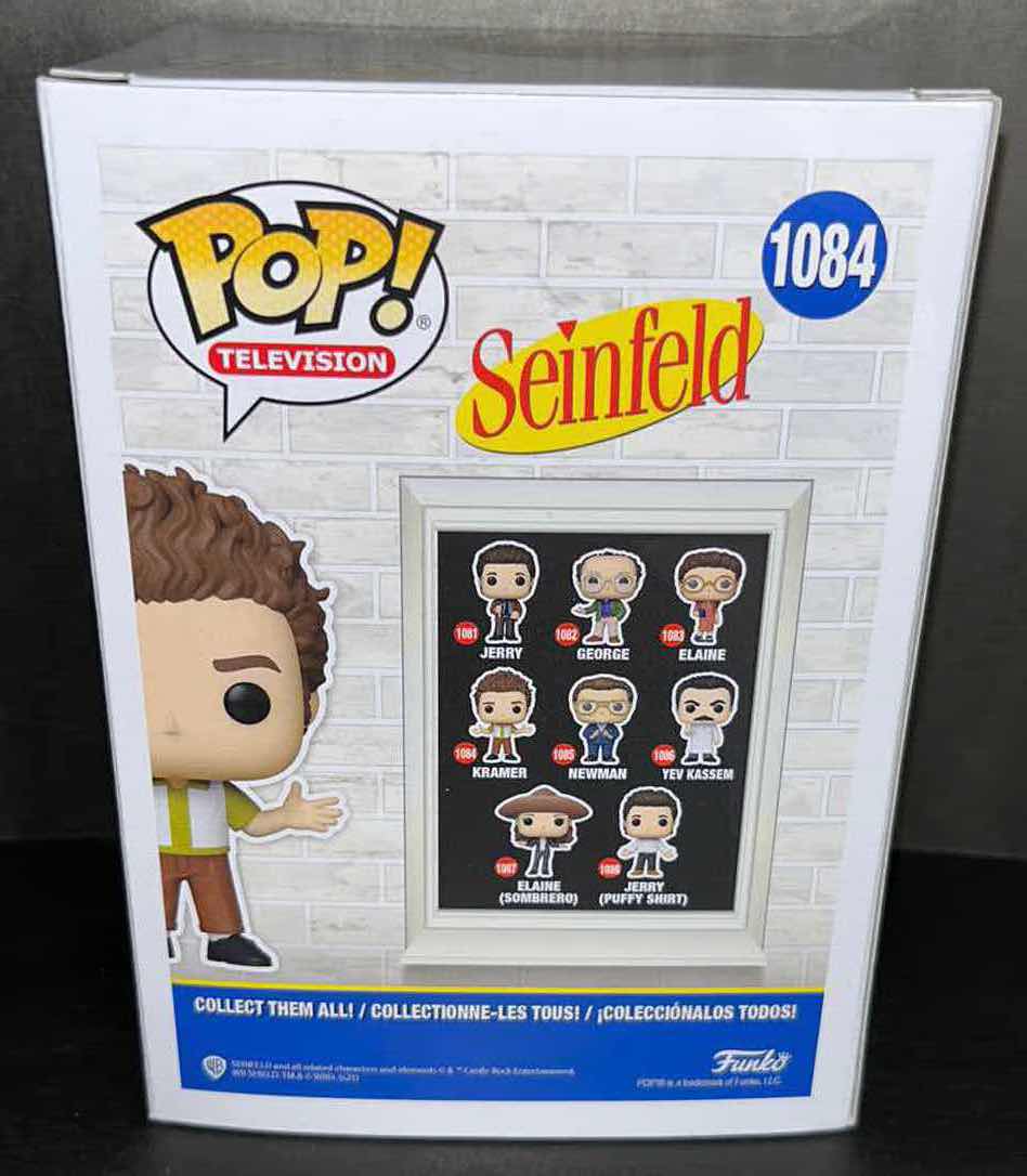 Photo 1 of NEW FUNKO POP TELEVISION VINYL FIGURE, SEINFELD #1084 KRAMER (1)