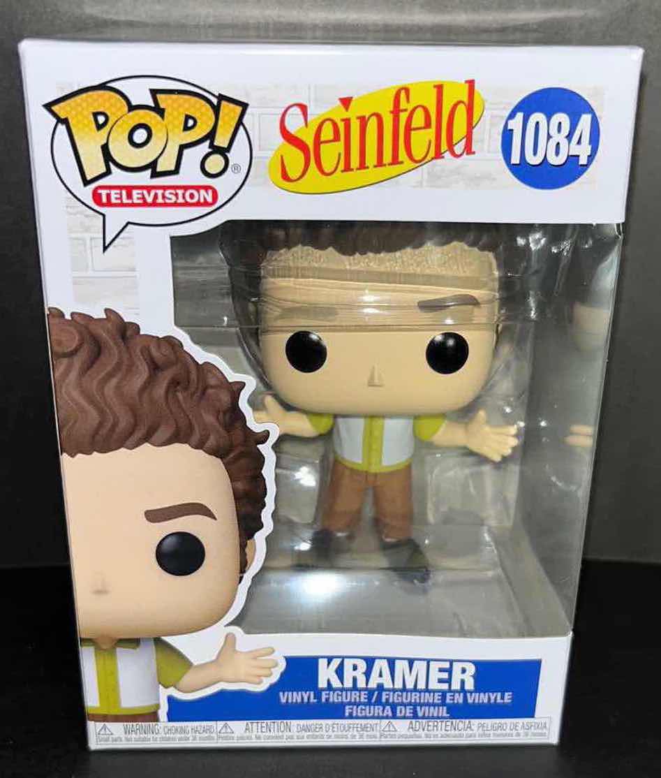 Photo 1 of NEW FUNKO POP TELEVISION VINYL FIGURE, SEINFELD #1084 KRAMER (1)