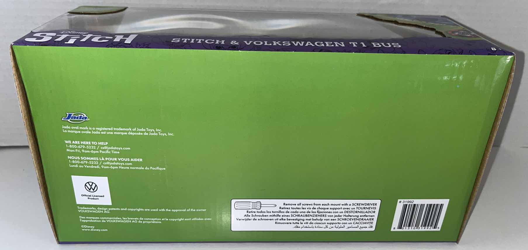 Photo 1 of NEW JADA TOYS DIE-CAST DISNEY LILO & STITCH, STITCH & VOLKSWAGEN T1 BUS (1)