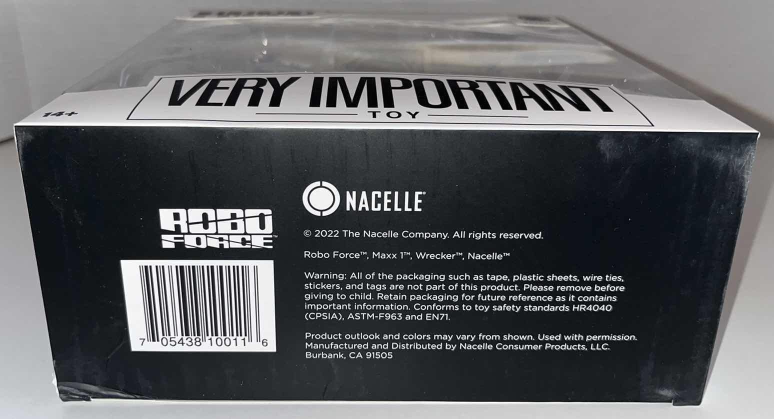 Photo 1 of BRAND NEW NACELLE ROBO FORCE VERY IMPORTANT TOY ACTION FIGURE, “MAXX 89” (1)