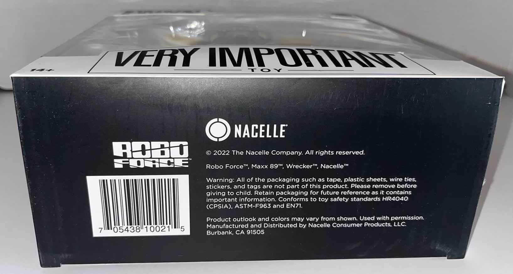 Photo 1 of BRAND NEW NACELLE ROBO FORCE VERY IMPORTANT TOY ACTION FIGURE, “WRECKER” (1)