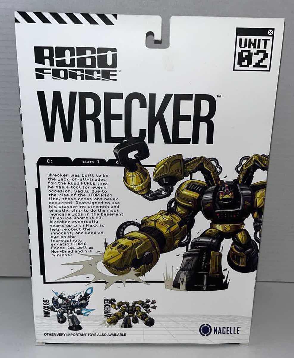 Photo 1 of BRAND NEW NACELLE ROBO FORCE VERY IMPORTANT TOY ACTION FIGURE, “WRECKER” (1)