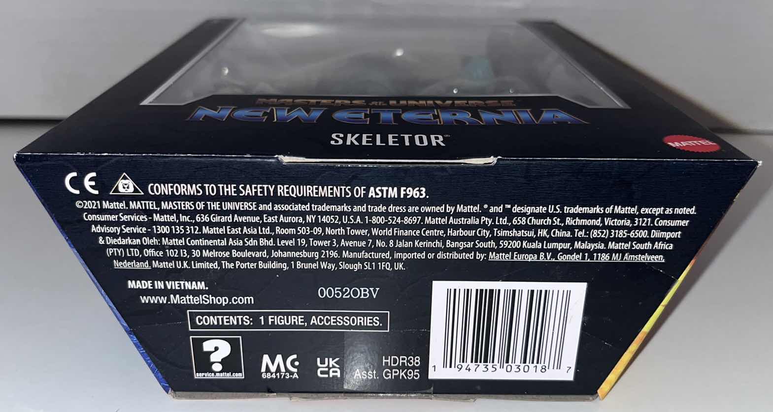 Photo 1 of BRAND NEW MATTEL MASTERS OF THE UNIVERSE NEW ETERNIA ACTION FIGURE, “SKELETOR” (1)