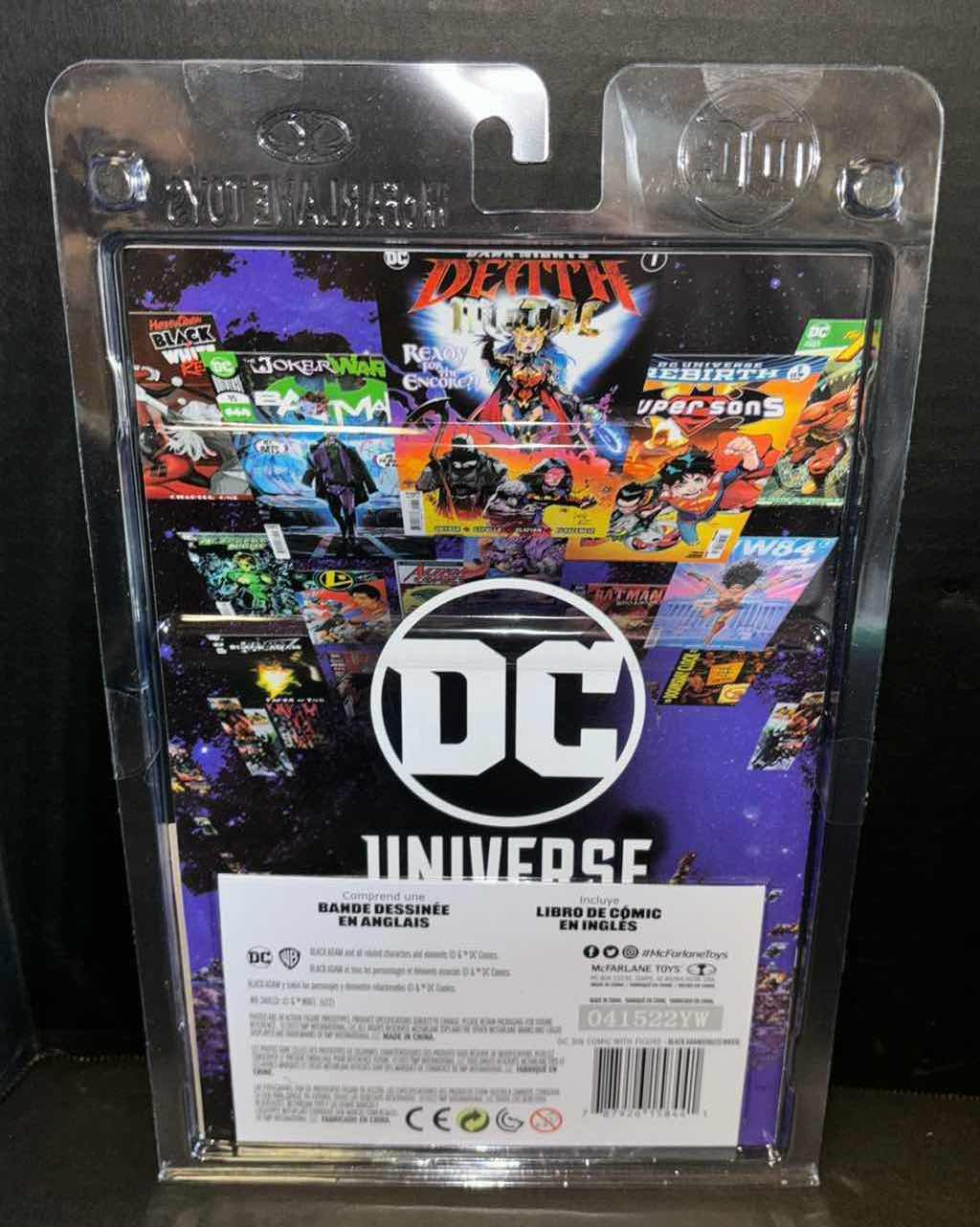 Photo 1 of NEW MCFARLANE TOYS DC DIRECT PAGE PUNCHERS  “BLACK ADAM: ENDLESS WINTER SPECIAL 1” ENGLISH COMIC BOOK & MINI ACTION FIGURE