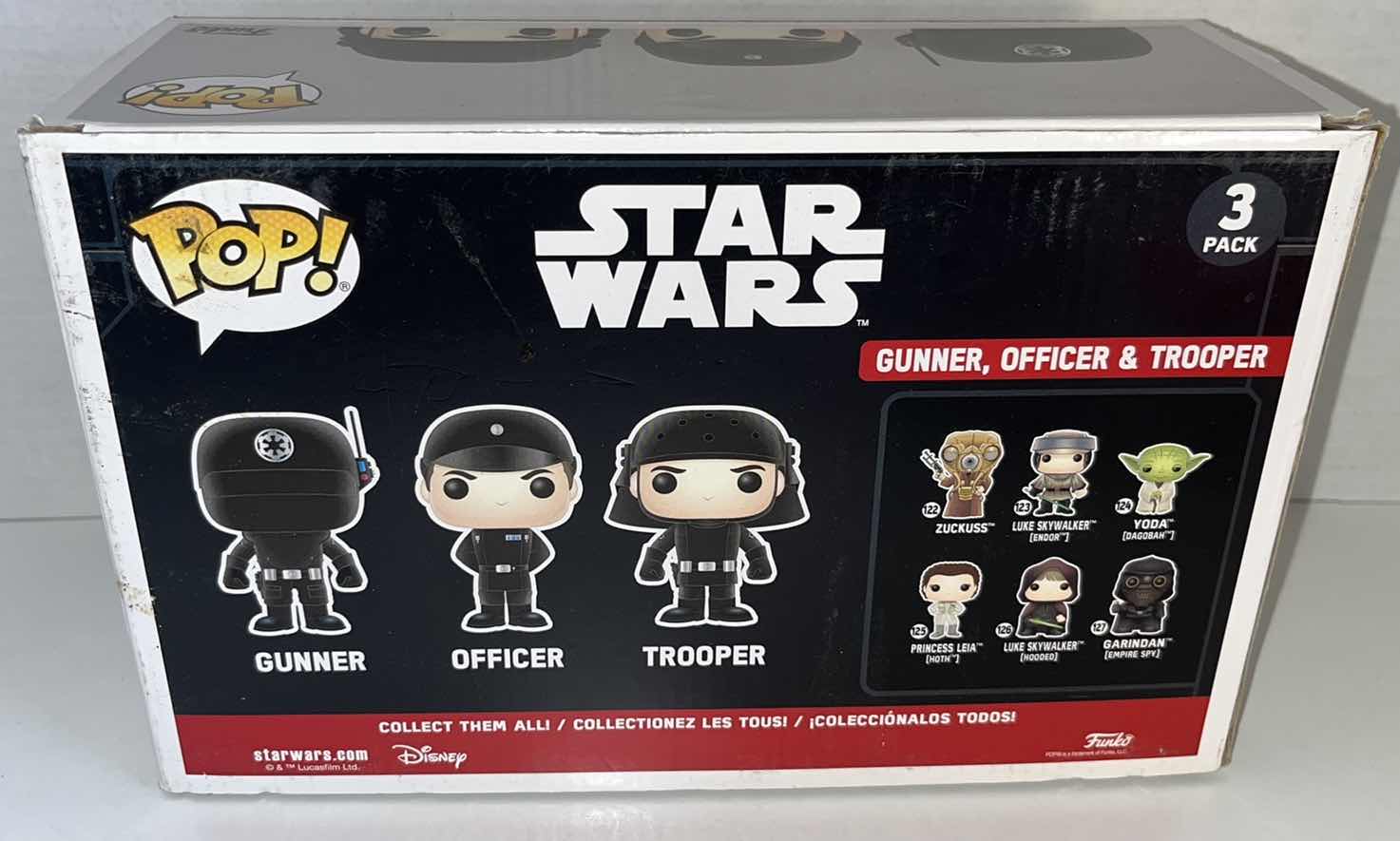 Photo 1 of NEW FUNKO POP! VINYL BOBBLE-HEAD FIGURINES, STAR WARS GUNNER OFFICER & TROOPER 3-PACK $65.99 (1)