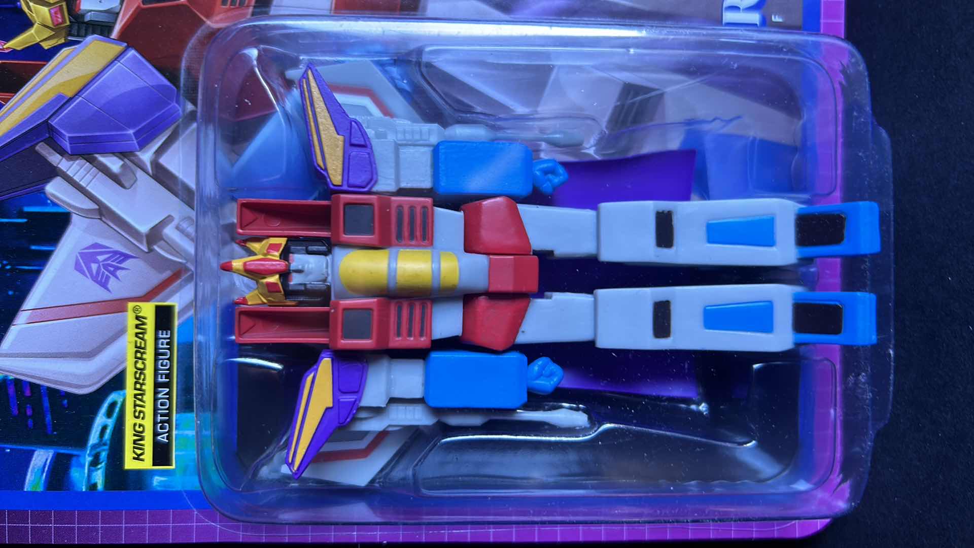 Photo 1 of BRAND NEW TRANSFORMER THE MOVIE - KING STARSCREAM ACTION FIGURE 4.5”