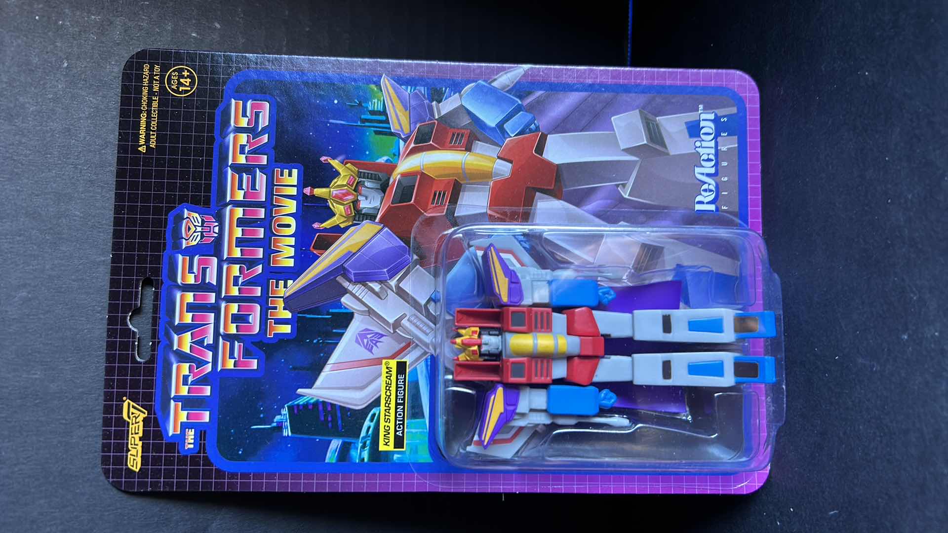 Photo 1 of BRAND NEW TRANSFORMER THE MOVIE - KING STARSCREAM ACTION FIGURE 4.5”
