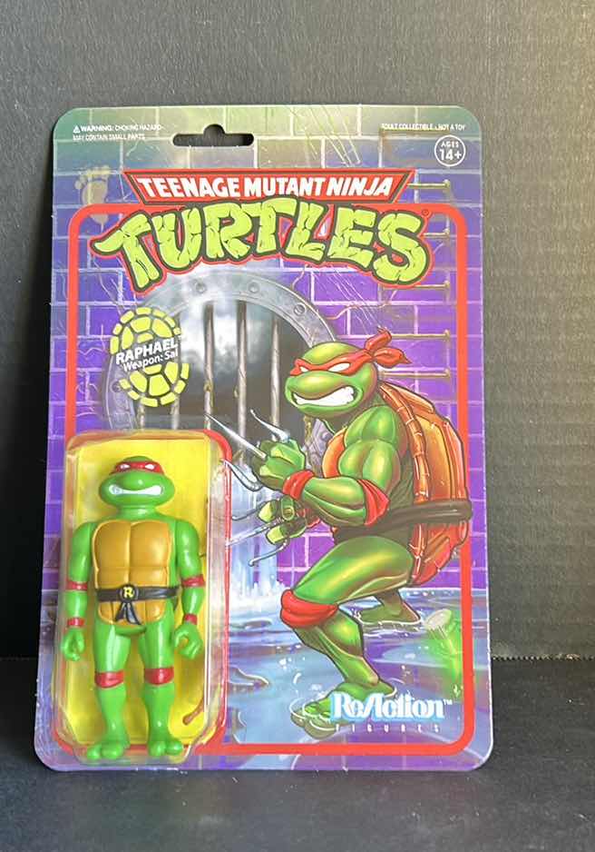 Photo 1 of BRAND NEW REACTION TEENAGE MUTANT NINJA TURTLES- RAPHAEL 4”